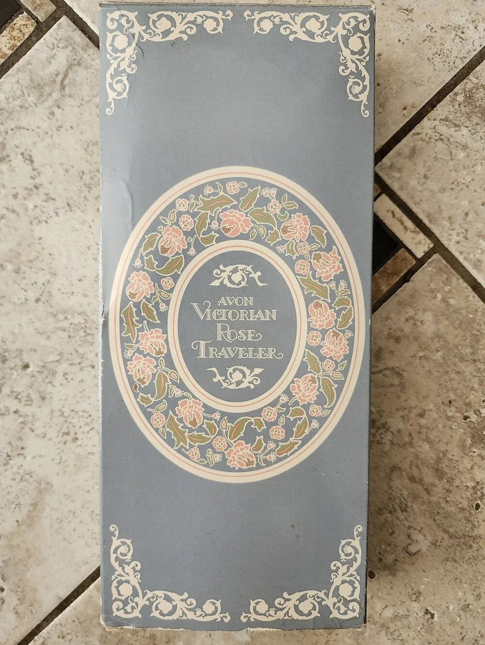 Vtg Avon Victorian Rose Traveler - Cosmetic/Travel Case NIB